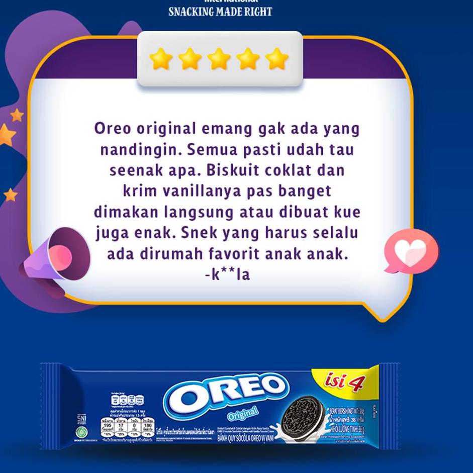 

12.12 COD Oreo Buskuit krim Vanila 38g x12