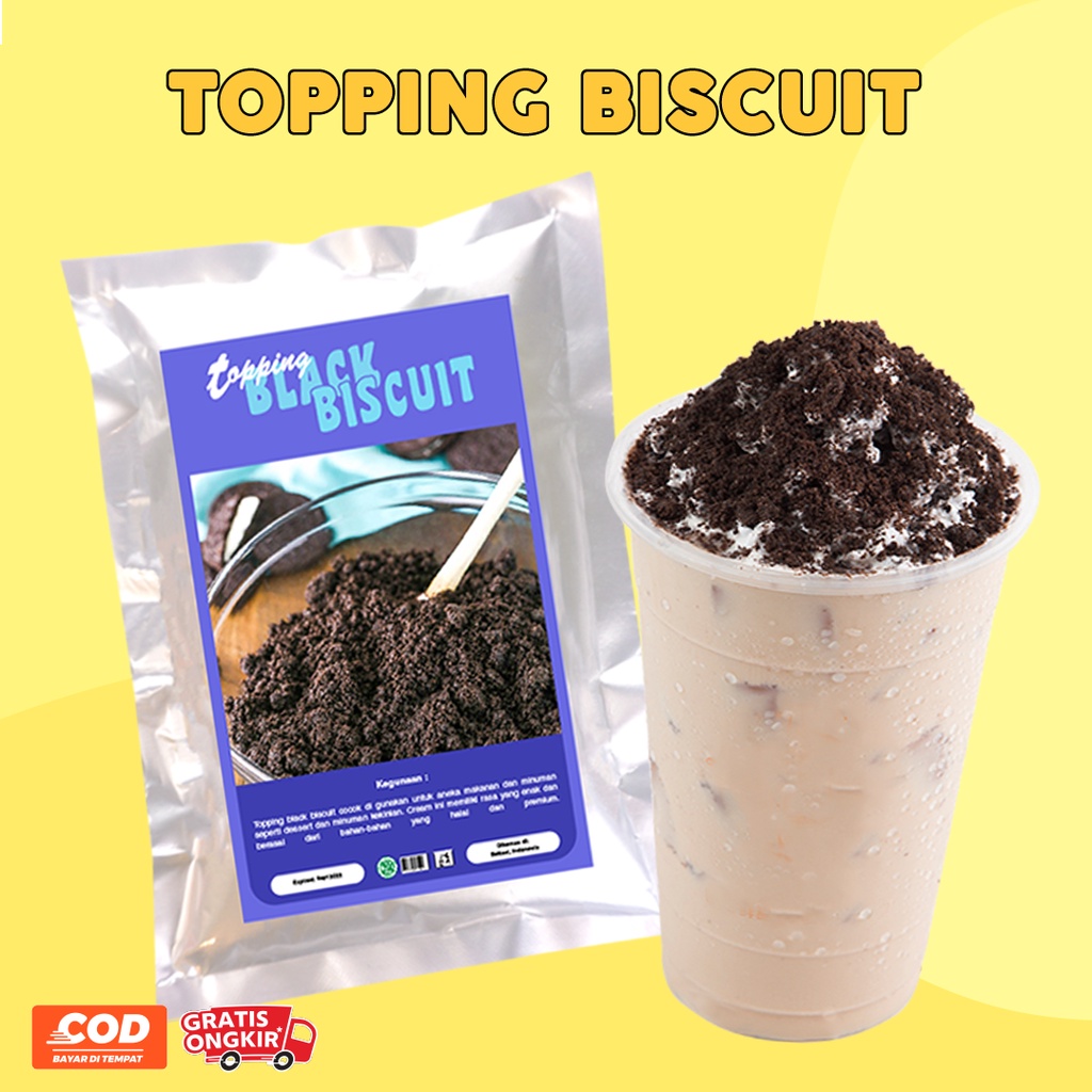 

TOPPING MINUMAN BISCUIT CRUMBS 250g / REMAHAN BISCUIT 250GR / BISCUIT CRUMBS 250GR / TOPPING MINUMAN
