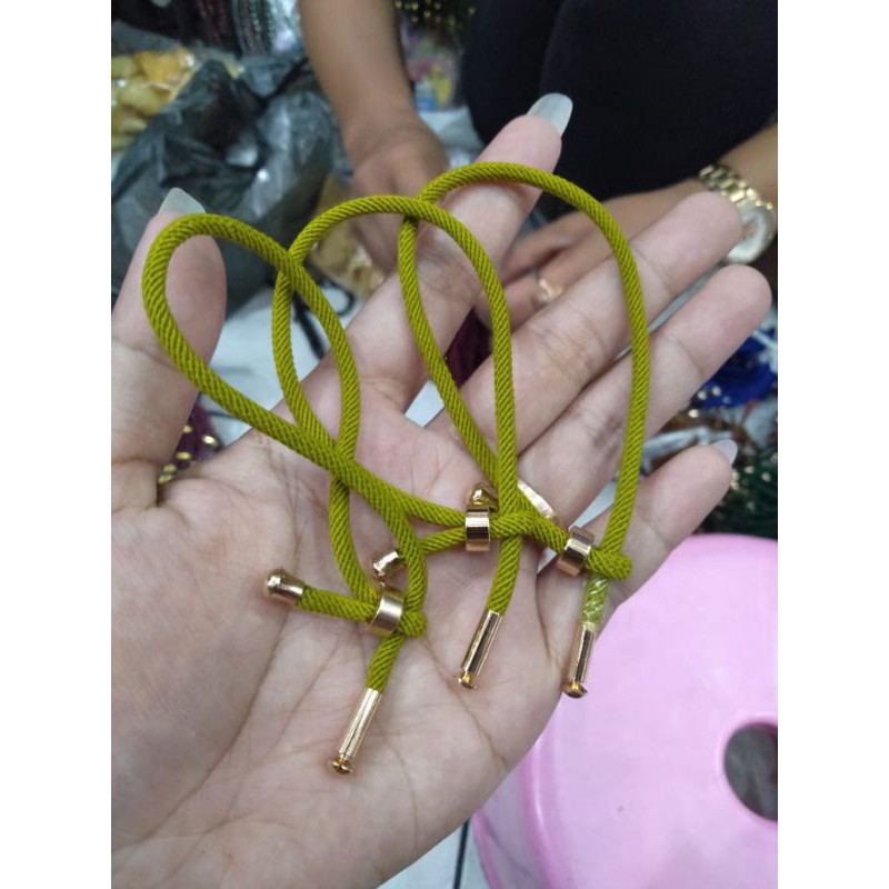 (free stoper)gelang tali pandora/ gelang serut pandora/gelang tali hongkong