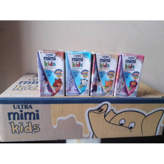 

Baru susu ultra mimi kids ready 4 rasa
