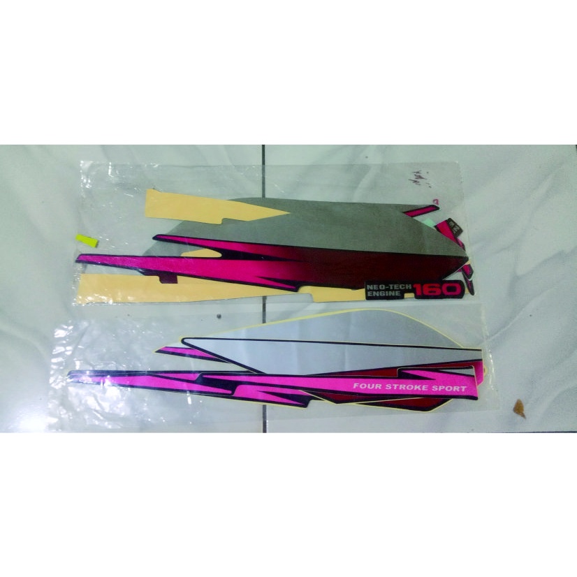 stiker striping motor honda gl pro gl max thn 1995