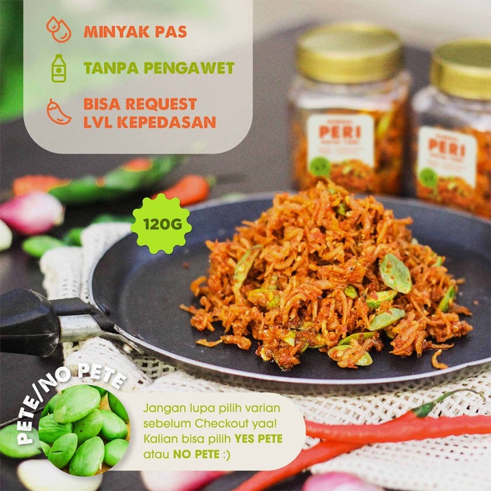 

Jual Sambal Peri (Petai Teri) Medan 75G - Yes Pete