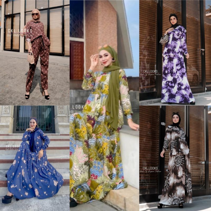 READY SIAP KIRIM Piyama Multifungsi CKL.LOOK set ROK
