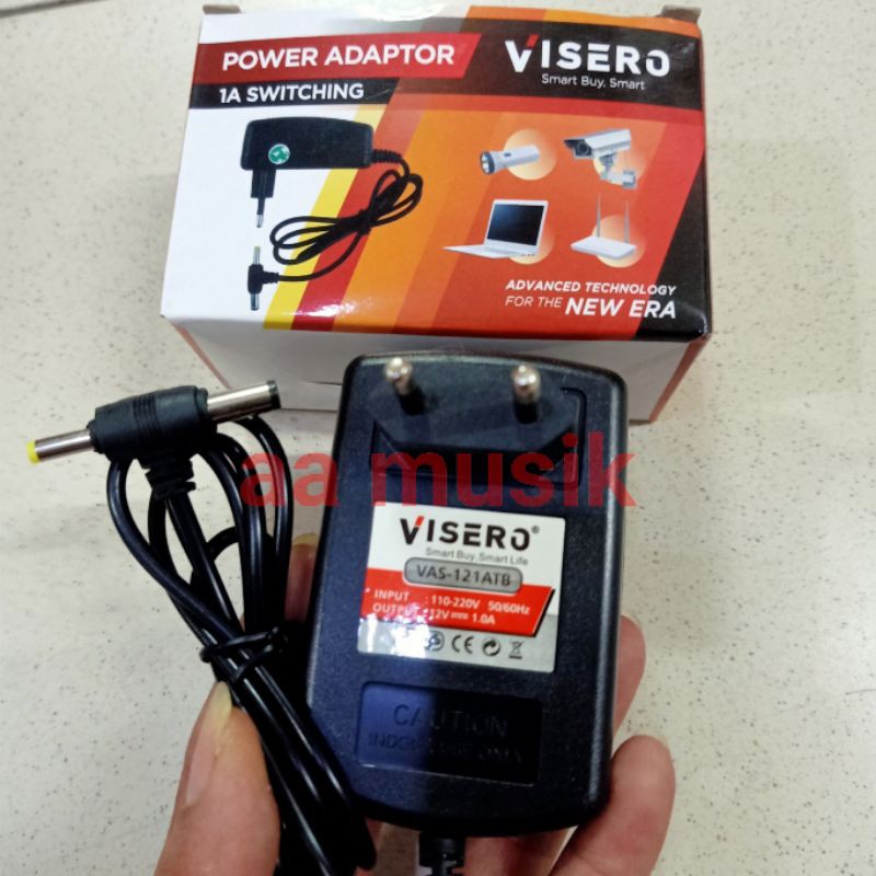 ADAPTOR CCTV ADAPTOR VISERO 12V 1A