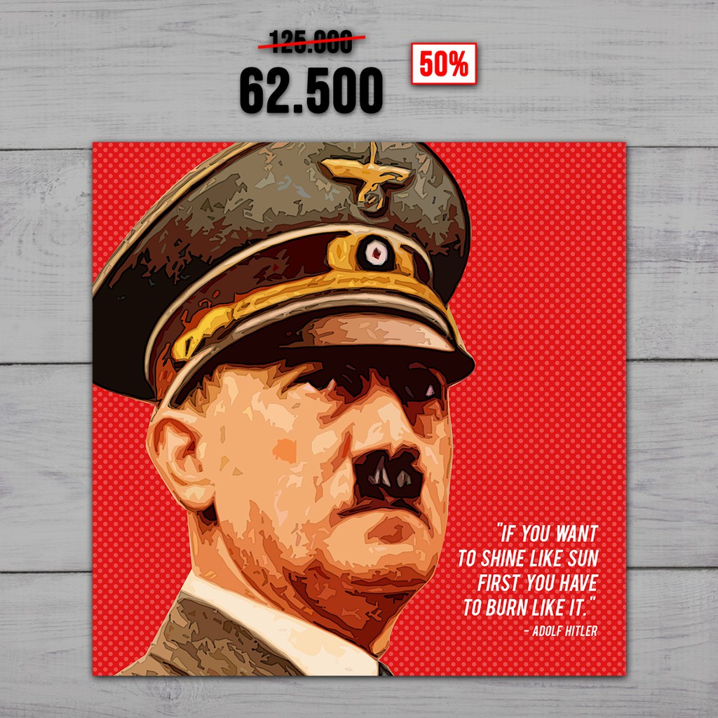 Harga Gila Poster Kayu Sign Tokoh - Adolf Hilter bWnGXllS8ME5k8