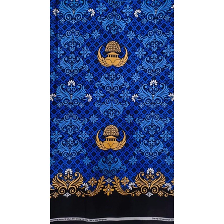 Bahan kain seragam batik korpri katun dan sutra