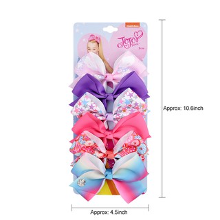 6Pcs Set  Jepit  Rambut  Model Pita untuk Anak  Perempuan 