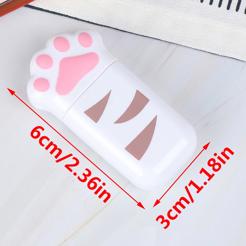 {LUCKID}Cat Claw Decorative Correction Tape Diary Stationery Office Cute School Supply