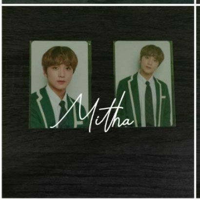PC PHOTOCARD HAECHAN BACK TO SCHOOL 2019 BENEFIT WITH DRAMA WD ALADDIN