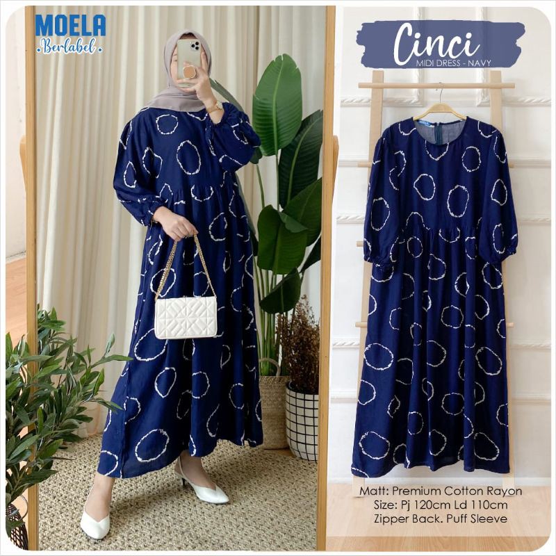 CINCI MIDI DRESS ORI MOELA
