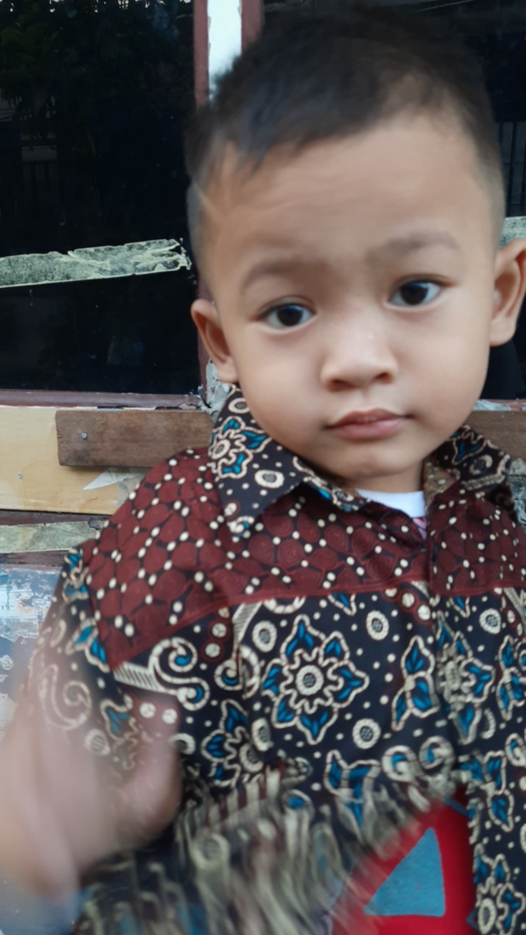Kemeja Batik Anak Lengan Pendek