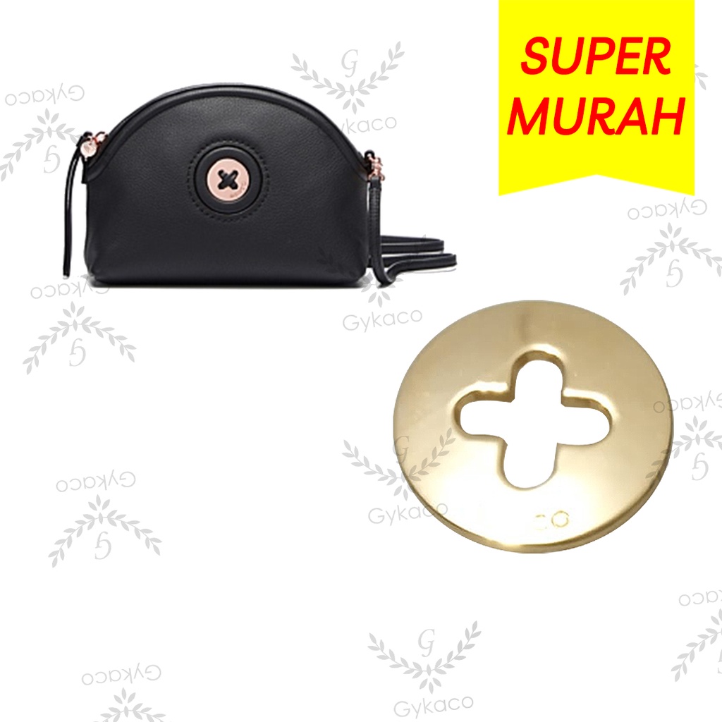 Variasi V172 Logo Plat M!MCO (Bulat X) - Aksesoris Tas &amp; Dompet Wanita Fashion (IMPORT)