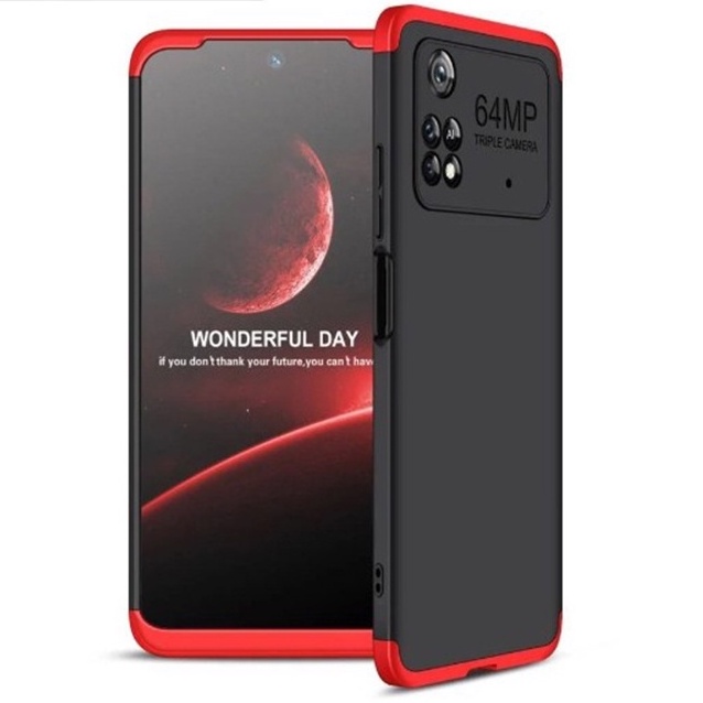 GKK Poco M4 PRO 4G Casing Hardcase 360 Bumper Anti Retak Original