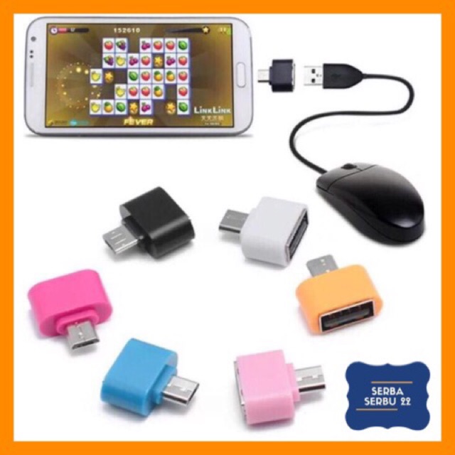 OTG Android Non Kabel Smart Mini Pack Kit On The Go Micro Usb Port