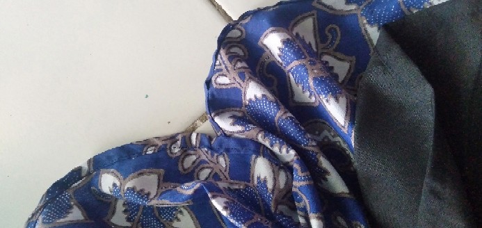 Japunta Blue Kemeja Batik Pria Full Furing Katun Primisima Batik Solo Batik Warna Navy Dongker
