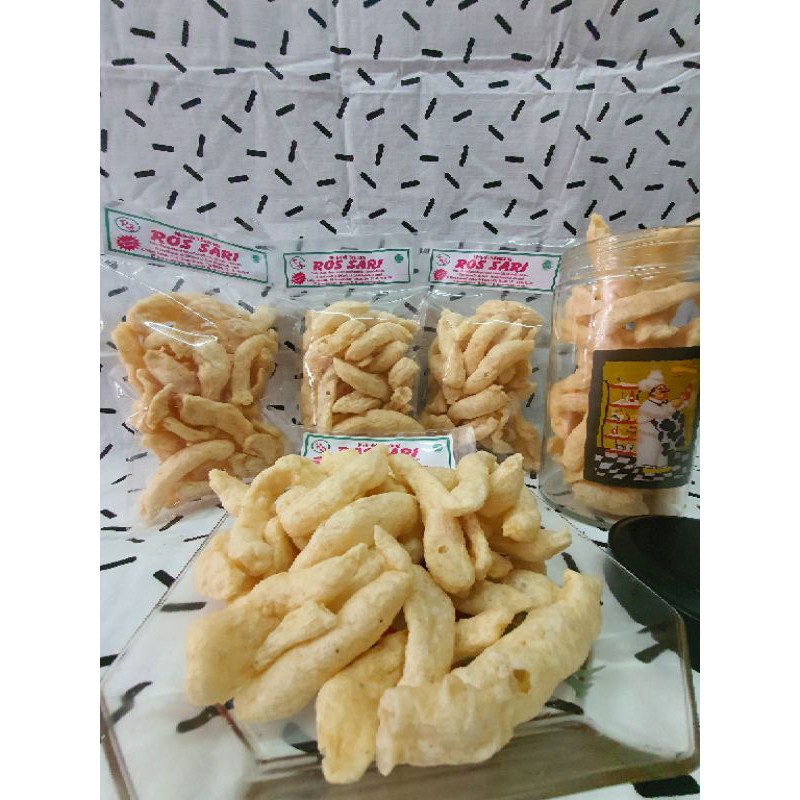 Batagor Goreng Kering Pedas/Asin 1KG Oleh Oleh Bandung