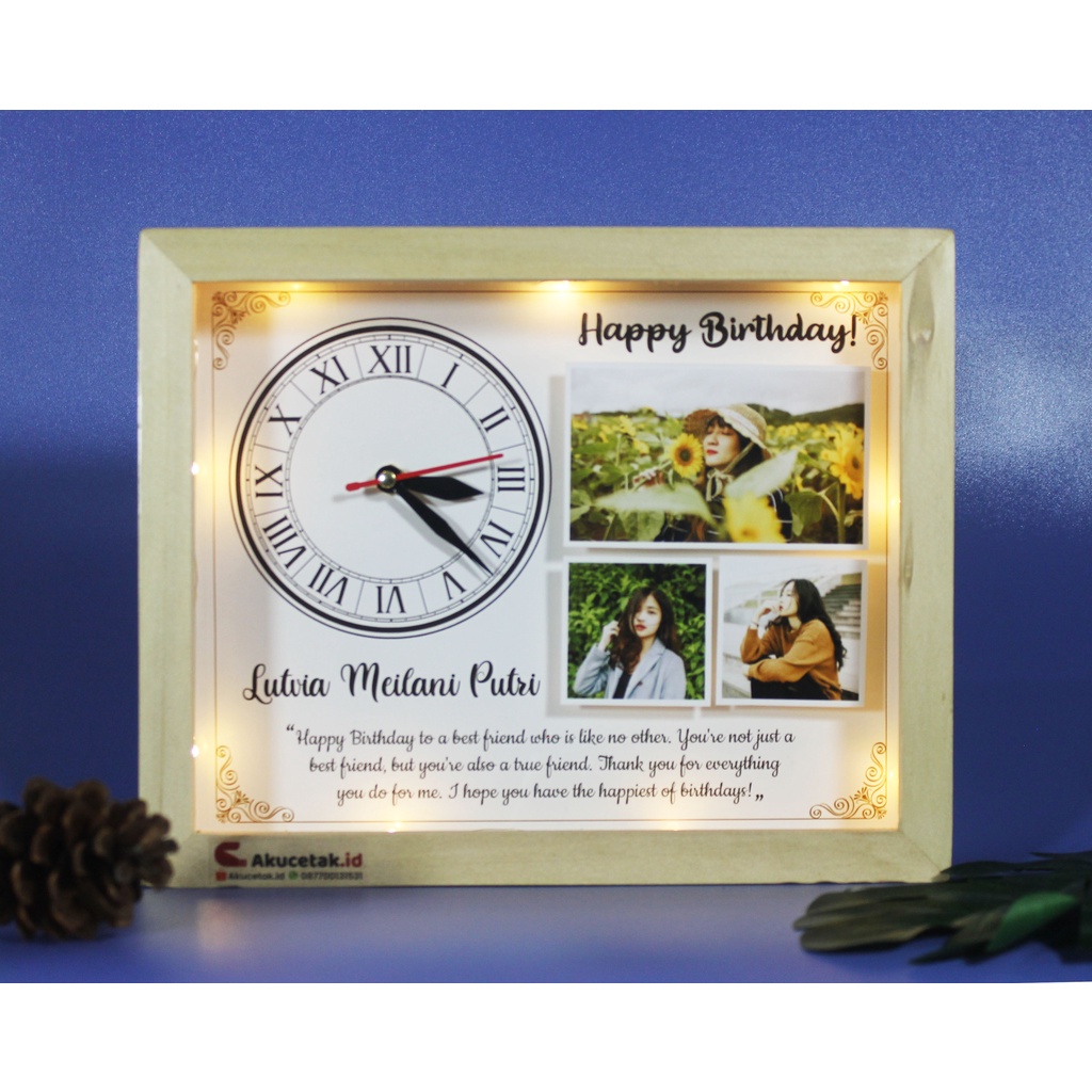 Kado Ulang Tahun Cewek Cowok / Kado Ultah Birthday Gift Frame 3D Pop Up