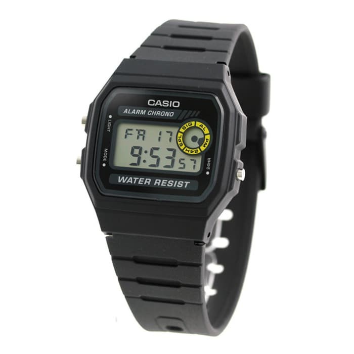 Casio Original F94WA 8D 9D / F-94WA 8D 9D Jam Tangan Pria Digital Karet Hitam