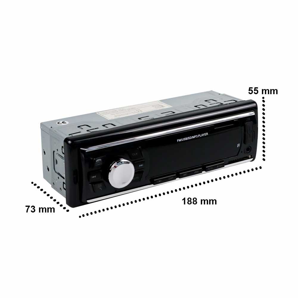 (100% BARANG ORI) CARDIAG Tape Audio Mobil Multifungsi MP3 Aux TF FM Radio 1DIN SWM-6249