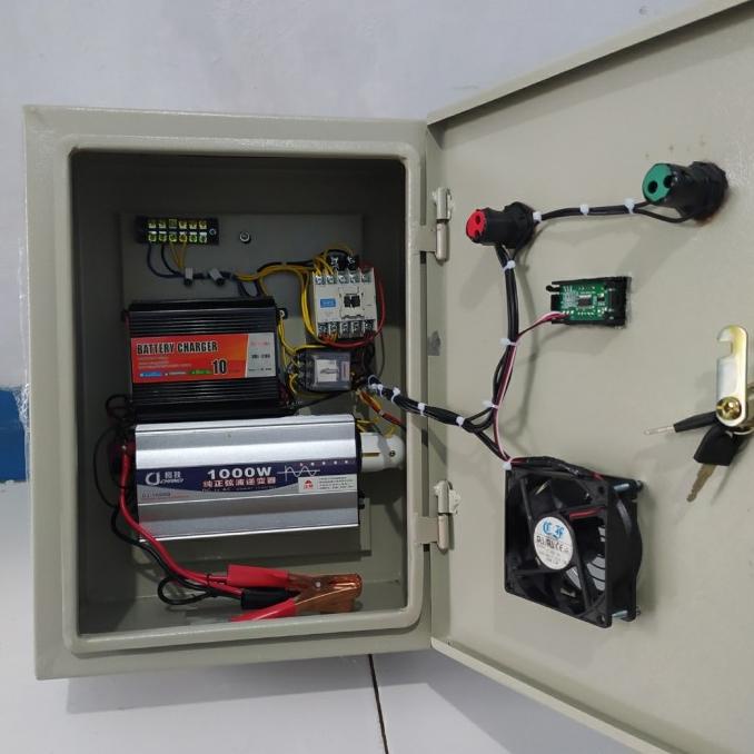 Panel Inverter Otomatis Dengan Plts Hybrid Off Grid 1000 Watt