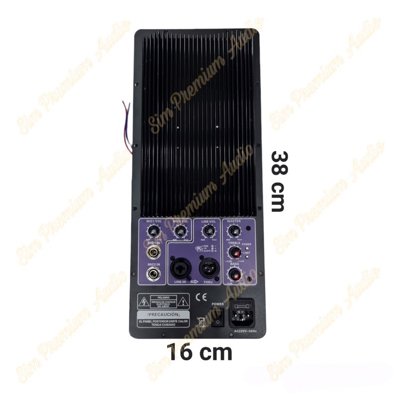 Ampli | Power Kit Aktif Model Huper Bisa Buat 2/3 Way 16X38 Cm