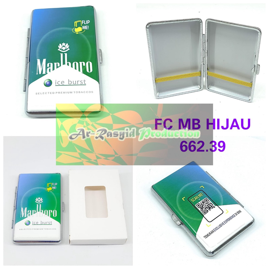 Kotak Tempat Rokok Kaleng Motif Marlboro Ice Burst 662-39