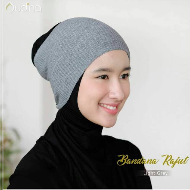 Inner Bandana rajut 1 warna/Daleman hijab anti pusing