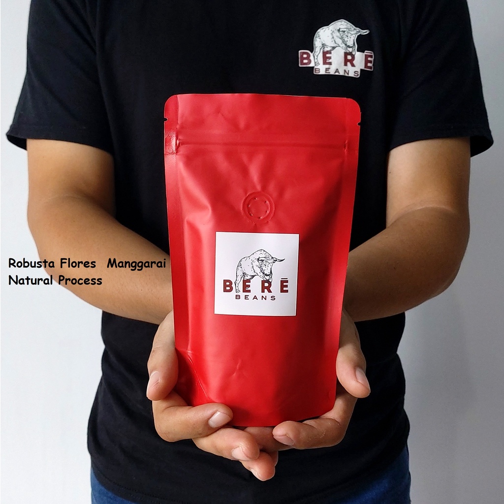 Jual Kopi Robusta Flores Manggarai Indonesia 100 GRAM Biji Bubuk Coffee Beans Coffe Cofe Bean