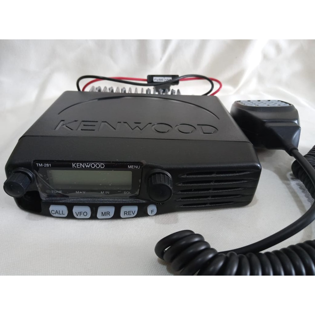 RIG KENWOOD TM218A, TM 281A 65 Watt 281 TM-281A Singleband VHF HT Mobil Radio Murah Jepang Ori