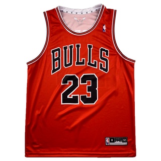 Jersey Michael Jordan Chicago Bulls #23 MERAH RED Swingman Bola Basket NBA Baju Kaos T-Shirt Tshirt Atasan Costum Kostum