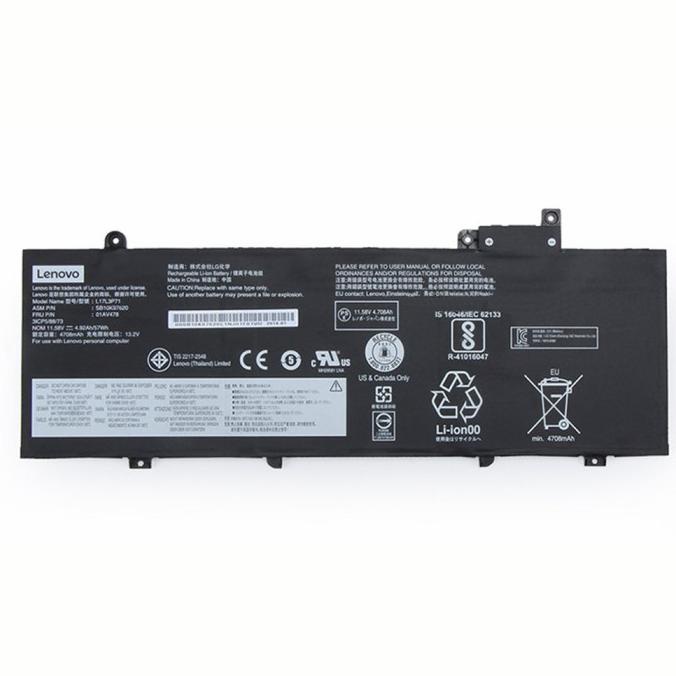 Baterai Original Lenovo Thinkpad T480s L17L3P71, L17M3P71, 01AV478, 01AV479