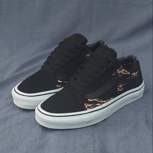 Vans Oldskool Suede Tiger Camo Black