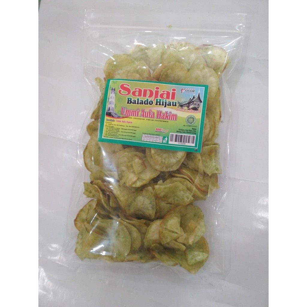 

Keripik Sanjai Balado Cabe Ijo Ummi Aufa Hakim