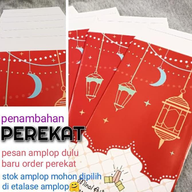 

Produk Unggulan Perekat Amplop/Angpao Lebaran Idul Fitri