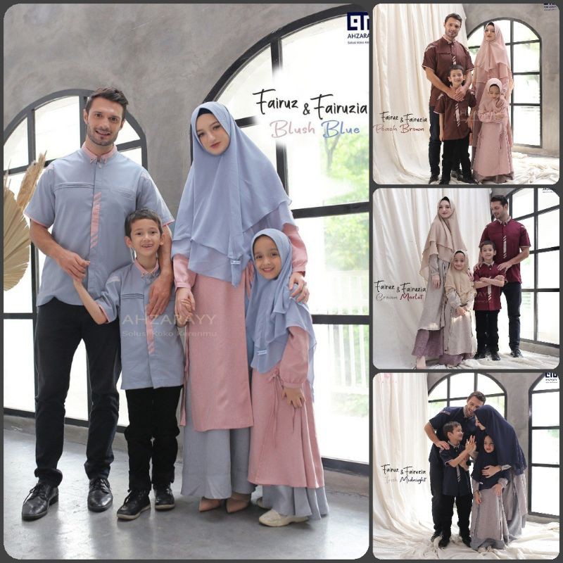 Koko FAIRUZ gamis FAIRUZIA original by AHZARAYY