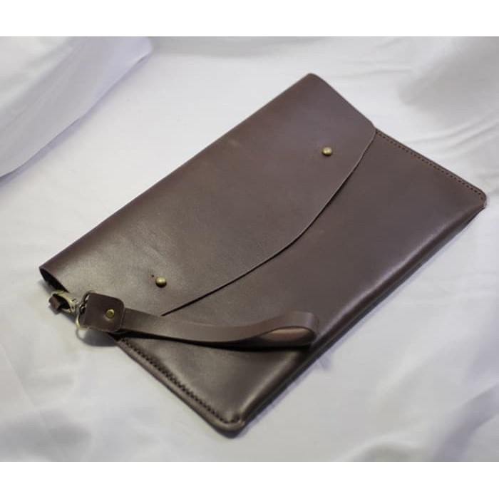 Tas Tangan Clutch Handmade Pria / Wanita / Unisex Kulit Sapi B3