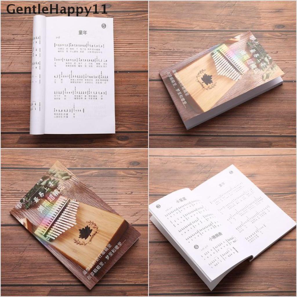 Gentlehappy 1pc Buku Musik Kalimba Versi Ibu Jari Untuk Pemula