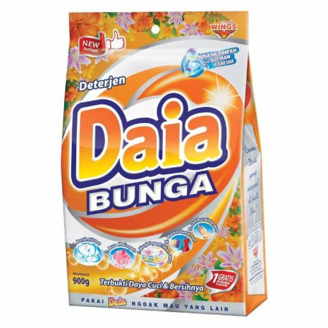 Daia Powder Detergen Bag Bunga