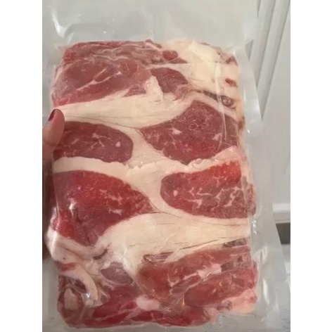 

Beef Slice U.S - Potongan tidak rapih - Daging sapi slice Grill BBQ Yoshinoya