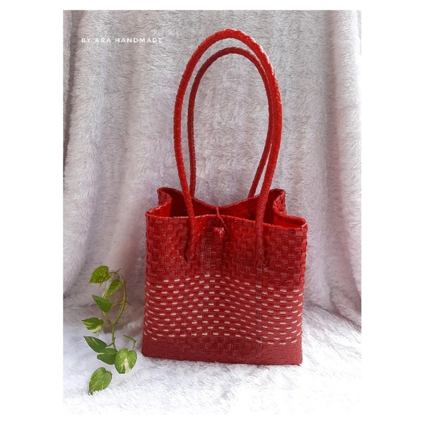 TAS ANYAM SIZE M/TAS ANYAM MURAH/TAS SOUVENIR