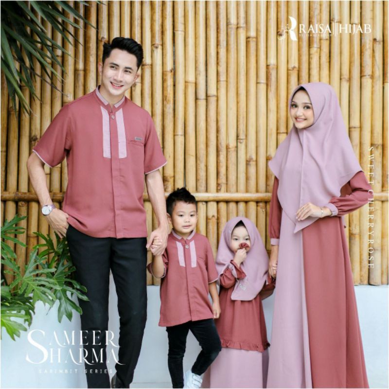Sarimbit Sameer Sharma 2022 by Raisa Hijab / Sarimbit Gamis dan Koko