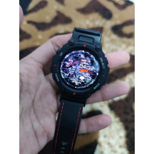 amazfit t rex second