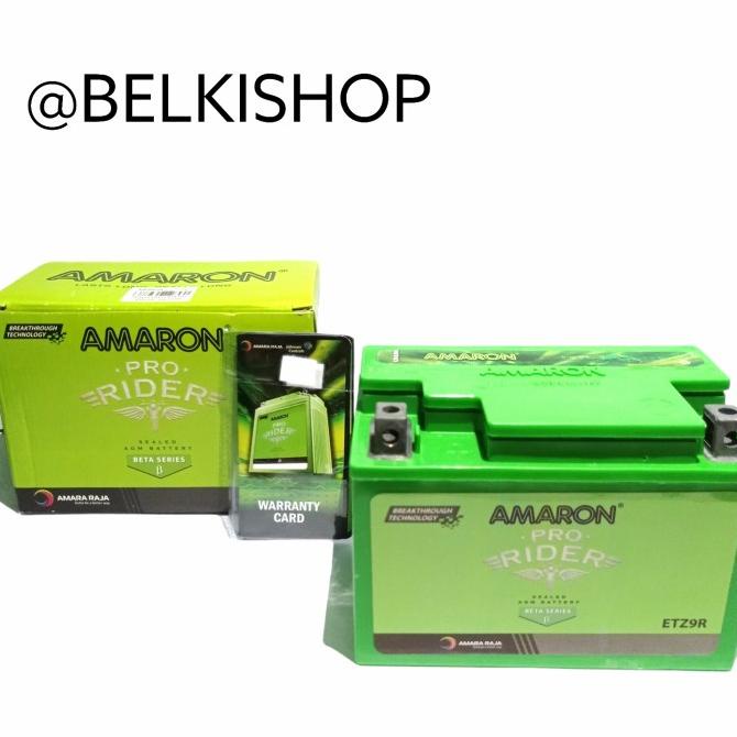 Aki Motor Piaggio Zip, Honda CB400 ETZ9R/YTX9A-BS AMARON AKI KERING belk11