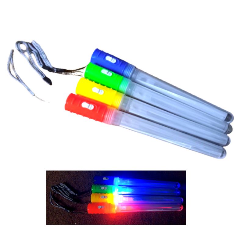 Stik Lampu Light Stick Konser Pesta Nyala Rainbow 18cm