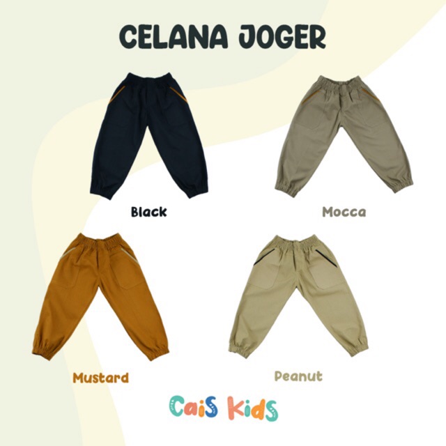  Celana  jogger  bayi anak  bahan  katun  drill Shopee Indonesia