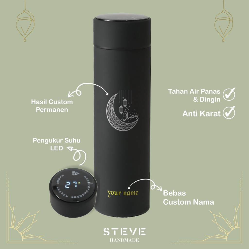 Tumbler Stainless Steel TM0331 Lebaran Idul Fitri Edition Eid Ramadhan