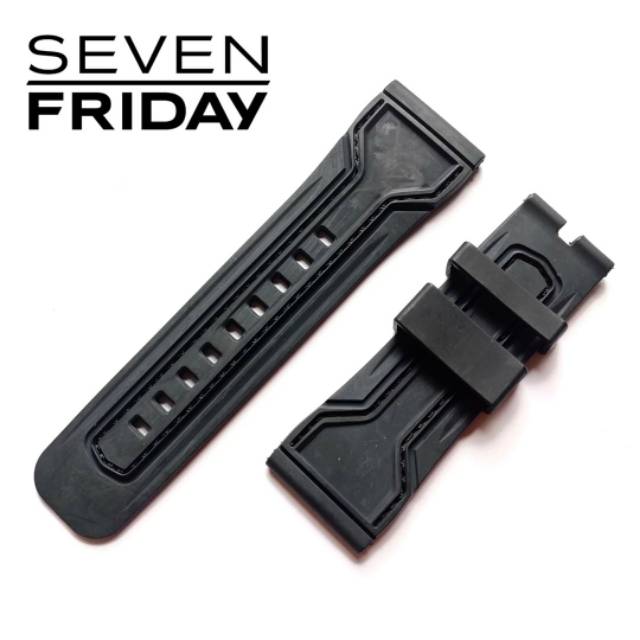 TALI JAM TANGAN SEVENFRIDAY SF SEVEN FRIDAY RUBBER STRAP 28MM