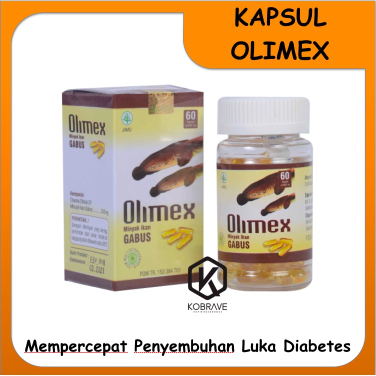 OLIMEX Minyak Albumin Kapsul Ekstrak Ikan Gabus Albumex Mempercepat Penyembukan Luka Diabetes Dan Luka Pasca Operasi Paling Ampuh