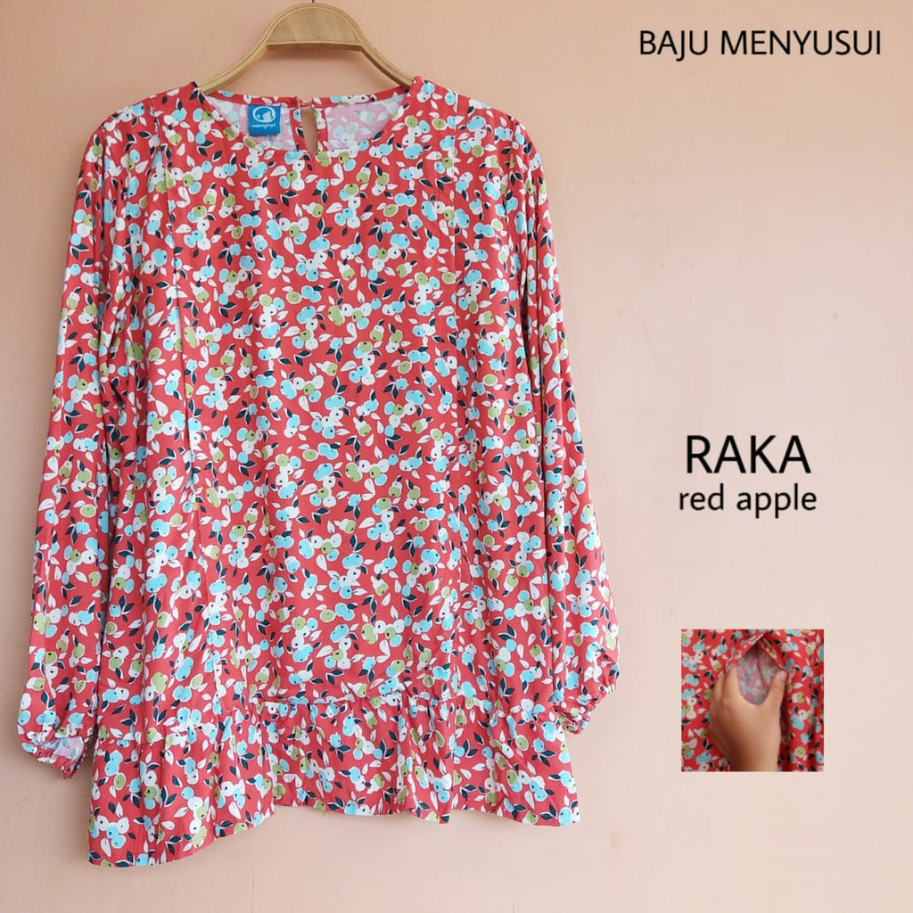 MAMIGAYA Baju Menyusui - RAKA  Atasan Menyusui  Lengan Panjang