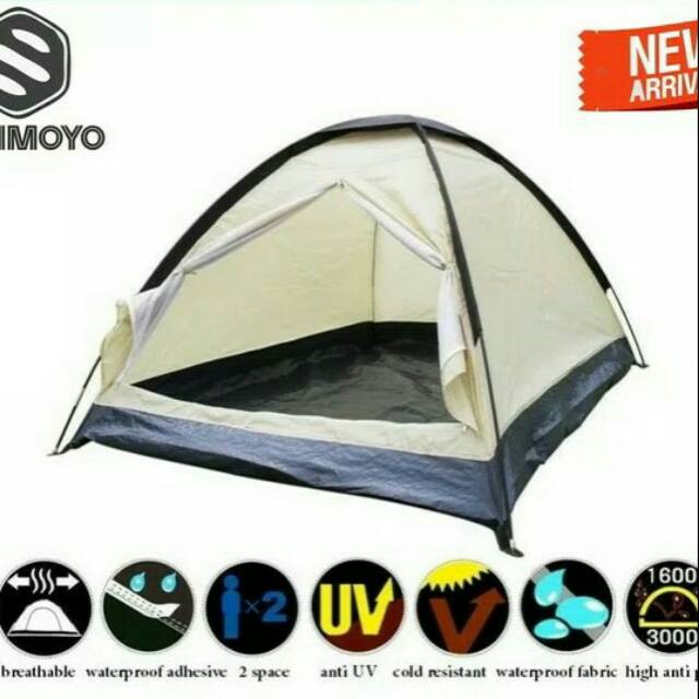Tenda Camping Double Layer Door (pintu) Tenda Mono Dome